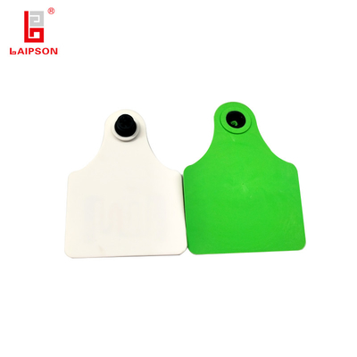 TPU 18000-6c Long Range UHF RFID Tamper-Proof Animal Ear Tags For Cattle Cow Farm Tracking