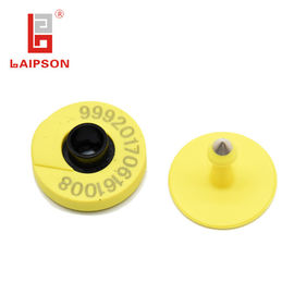 Electronic FDX-B rfid cattle ear tags 134.2khz 30*13mm