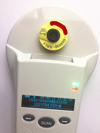Electronic FDX-B rfid cattle ear tags 134.2khz 30*13mm