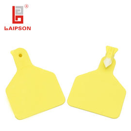 Middle Size Flexible TPU Numbered Cattle Ear Tags , Z Tags For Calves