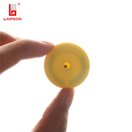 Mini Numbered UHF Ear Tag 32mm Dia Temperature Resistance For Sheep Ovine
