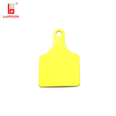 Basf TPU Cattle Sheep Cow Neck Tag With Laser Printing In Yellow